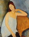 portrait of jeanne hebuterne 1918 1 Amedeo Modigliani